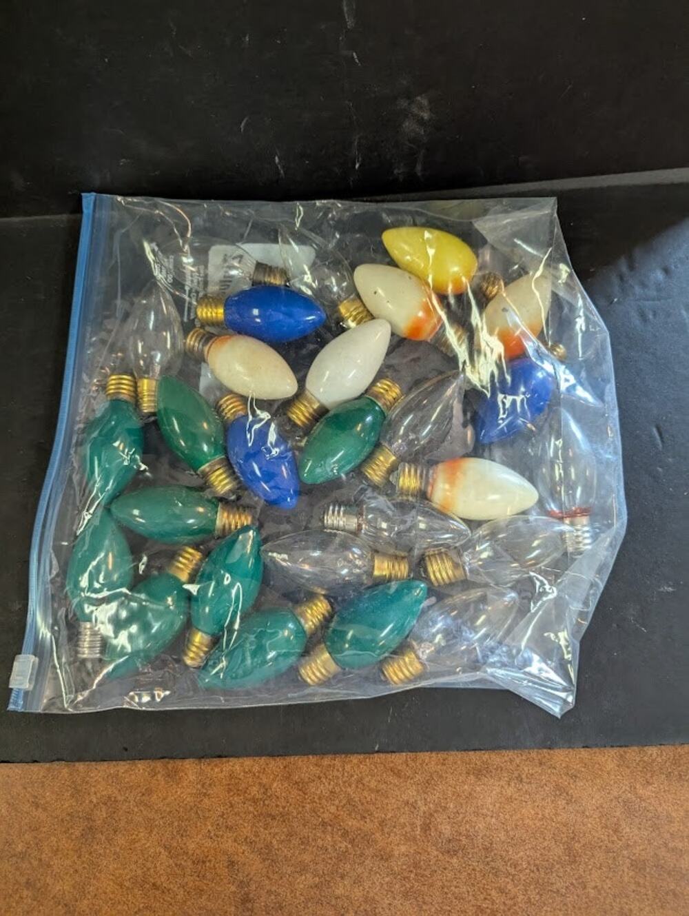 Vintage Christmas Lights screw in Bulbs Outdoor Lamps Mixed Lot